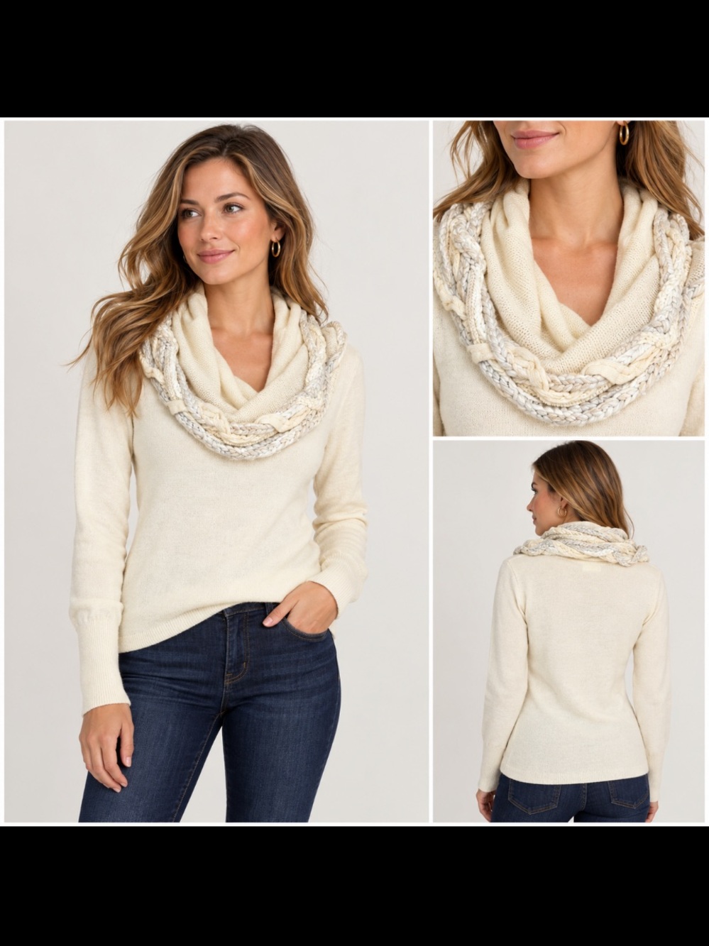 Anthropologie Angel of the North 100% Merino Wool Sweater | M
